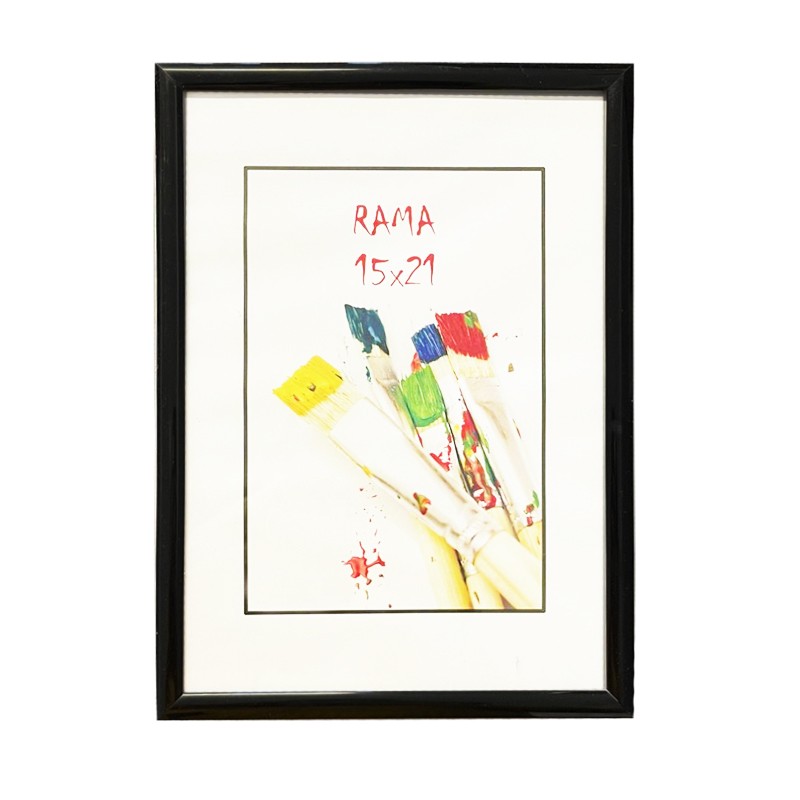 Rama foto clasica Bessie, cadru negru, format 15x21 - imagine 4